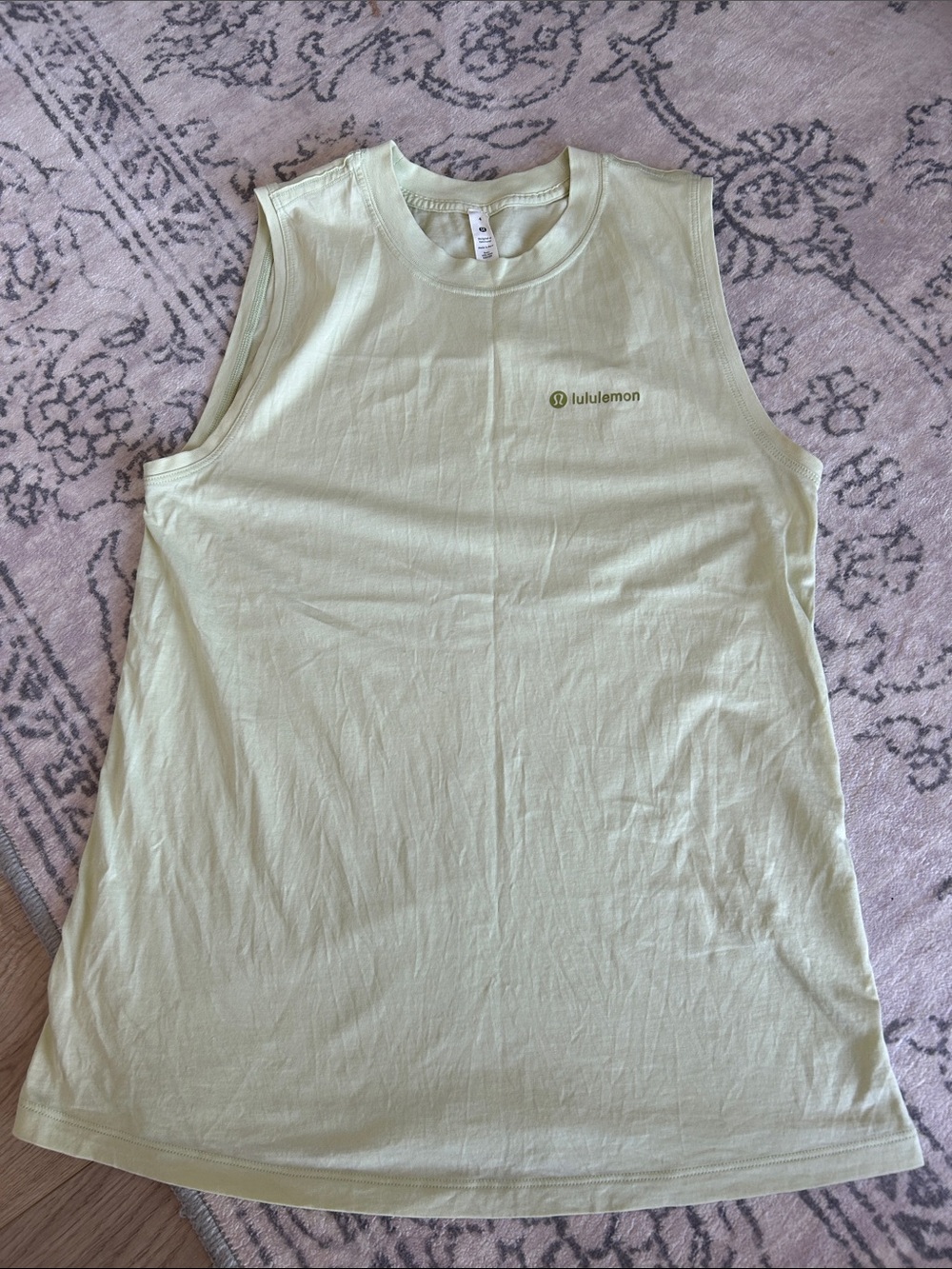 lululemon athletica Pale Green Sleeveless Tank